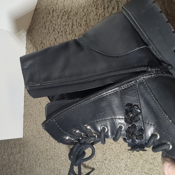 Unionbay Black Combat Booties in Black - Picture 12 of 13